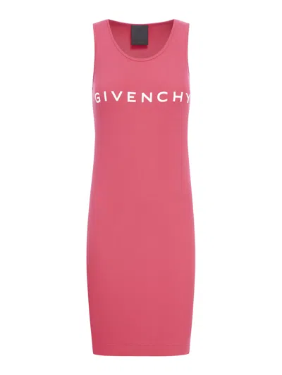 Givenchy Tank Top Mini Dress In Pink & Purple