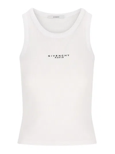 Givenchy Tank Top In White