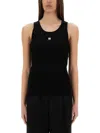 Givenchy Women Tank Top With Logo In Black