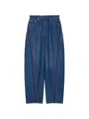 Givenchy Medium Blue Cocoon Jeans In Blue