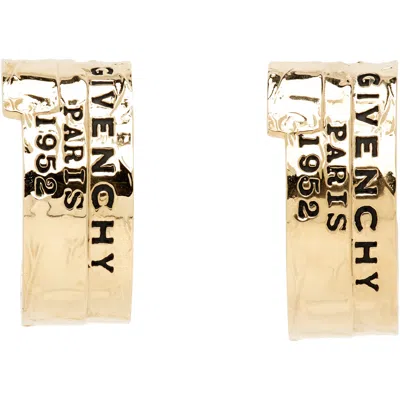 Givenchy ' Tape' ピアス In Gold
