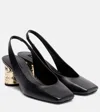 Givenchy Tape 65 Leather Slingback Pumps In Multi
