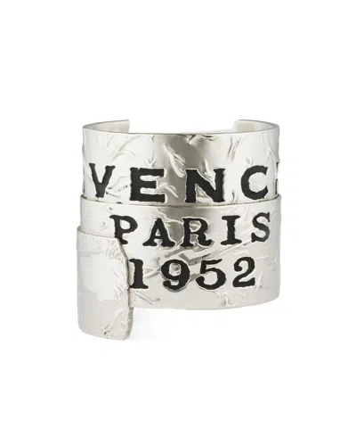 GIVENCHY GIVENCHY PARIS 1952 LOGO ENGRAVED TAPE BRACELET