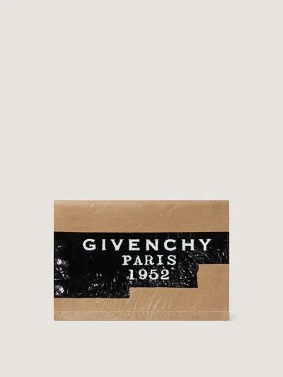 Givenchy Tape Pochette In Leather In Multi