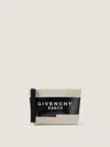 Givenchy Tape Pouch In Canvas In Multi