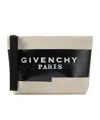 Givenchy Tape Pouch In Canvas In Multi