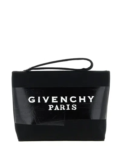 GIVENCHY TAPE PRINT SMALL CLUTCH BAG