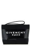 Givenchy Tape Small Clutch Bag Rectangular Wrist Strap In Black