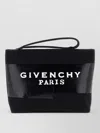 Givenchy Tape Small Clutch Bag Rectangular Wrist Strap In Black