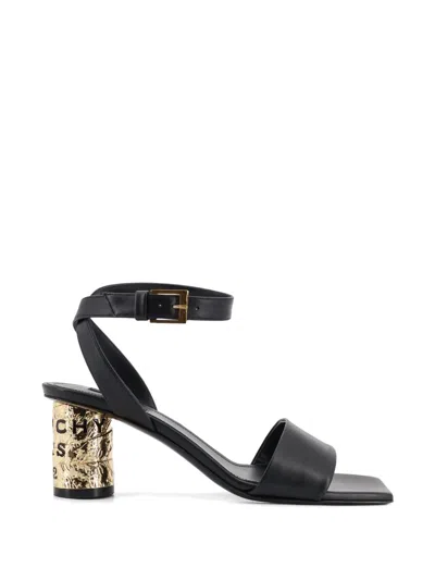 Givenchy Tape-heel Ankle-strap Sandals In Black