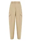 Givenchy Cotton And Wool Cocoon Trousers With Pockets Clothing