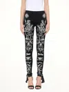 Givenchy Tattoo-print Leggings In Multi