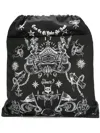 Givenchy Tattoo Print Drawstring Backpack In Black