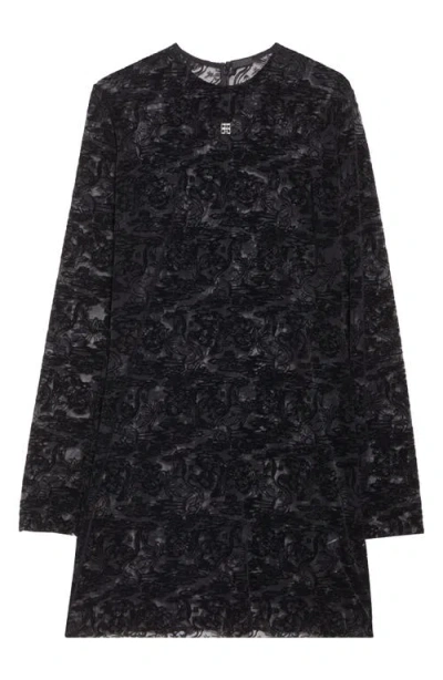 Givenchy Tattoo Print Long Sleeve In Black