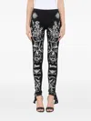 Givenchy Tattoo-print Leggings In Multi