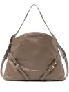 GIVENCHY TAUPE CALF LEATHER SHOULDER & CROSSBODY BAG FOR WOMEN