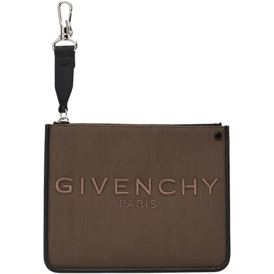 Givenchy Taupe Cargo Pouch In Brown