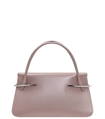 Givenchy Taupe Pinch Mini Satchel In Pink