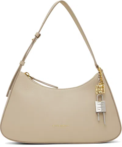 Givenchy Taupe Small Lucky Lock Bag In 257-natural Beige