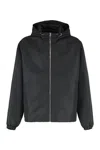 Givenchy Technical Fabric Hooded Jacket In Black