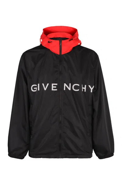 GIVENCHY GIVENCHY TECHNICAL FABRIC HOODED JACKET