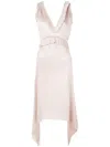 Givenchy Technical Pleated Dress In Multi