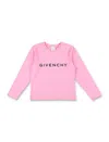 Givenchy Longsleeve Aus Baumwoll-jersey In Pink