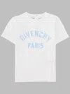 Givenchy Kids Mini Snap Button T-shirt With Embroidered Logo In White