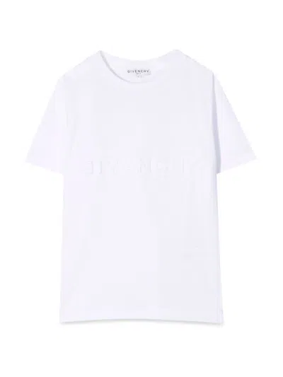 Givenchy Kids Kids Branded Cotton Tee In White