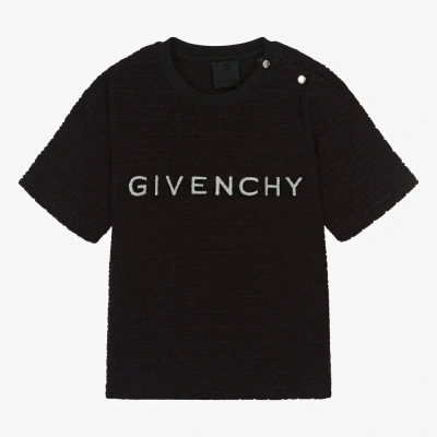 Givenchy Teen Boys Black 4g Cotton T-shirt