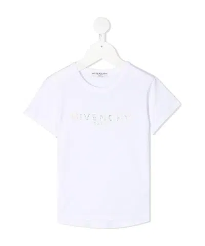 Givenchy Teen Foil Logo-print T-shirt In White
