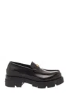 Givenchy 'terra' Black Loafers With 4g Logo In Leather Woman In Black