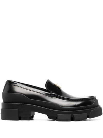 GIVENCHY TERRA CHUNKY LEATHER LOAFERS