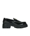 Givenchy 4g Logo Leather Loafers In Black