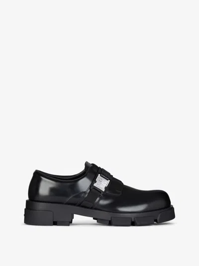 Givenchy Terra Derbies In Leather In Black