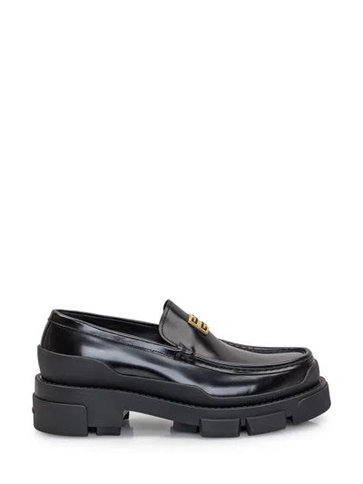 Givenchy Leather Terra Loafers In Black