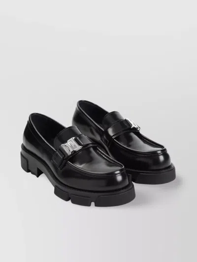 Givenchy Terra Loafer With Metallic Buckle Detail