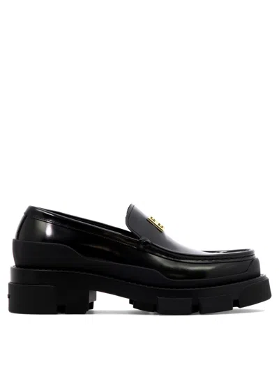 Givenchy "terra" Loafers In Black