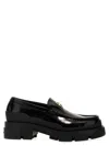 Givenchy 4g Logo Leather Loafers In Black