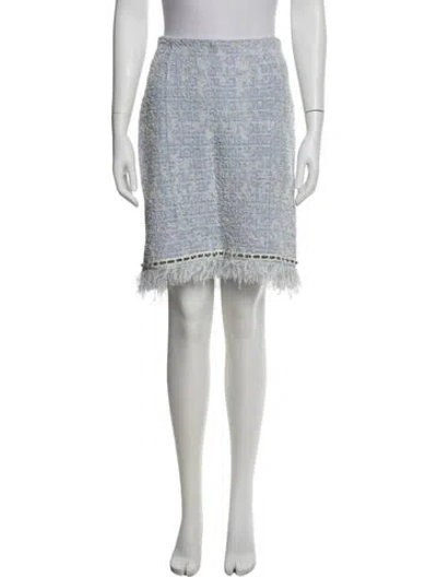 Pre-owned Givenchy Terry Cloth Knee-length Skirt In Neutral