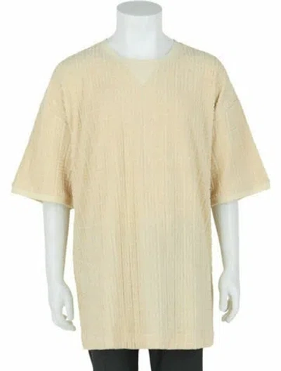 Pre-owned Givenchy Terry Cloth Patterned T-shirt W/ Tags In White