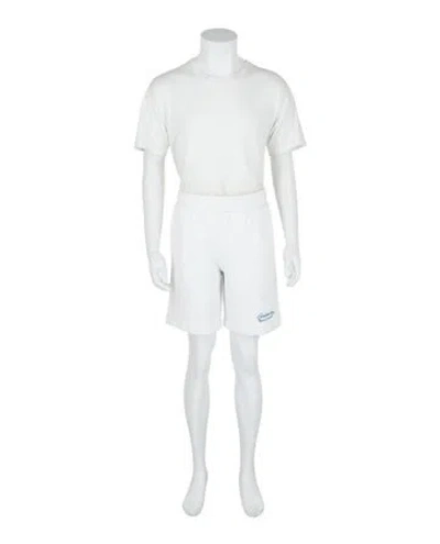Pre-owned Givenchy Terry Cloth Solid Athletic Shorts W/ Tags In White