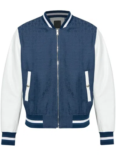 GIVENCHY GIVENCHY TEXTURED BLUE PARKA
