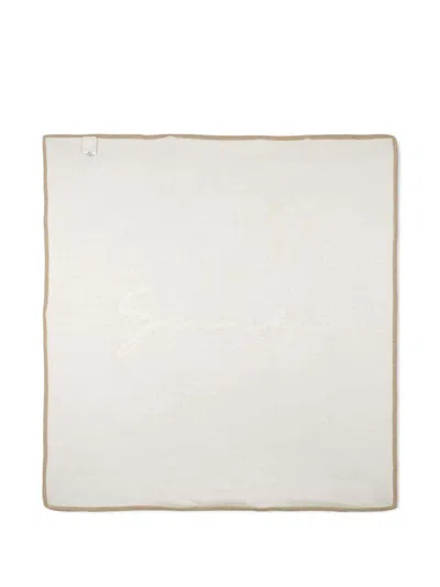 Givenchy Textured Knit Blanket In White