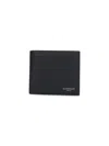 Givenchy Textured Leather Wallet With Coin Pocket In Black