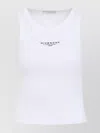 Givenchy Slim Tank Top With Logo Print In White