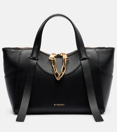 Givenchy The Snatch Small Leather Tote Bag In Black