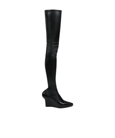 GIVENCHY GIVENCHY POINTED TOTE THIGH BOOTS