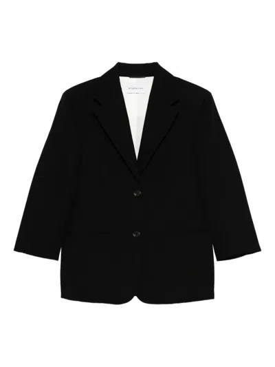 Givenchy Three-button Notched-lapel Jacket In Black