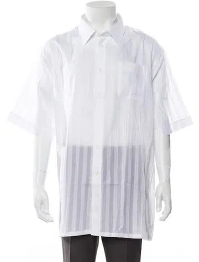 Pre-owned Givenchy Three-quarter Sleeve Dress Shirt W/ Tags In White